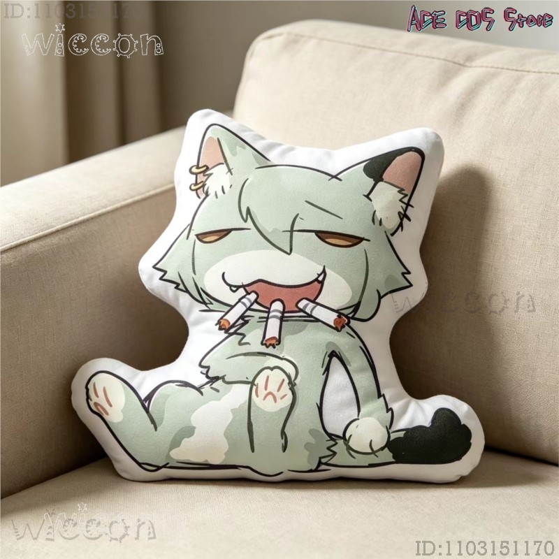 Home Decor Cat - 코스프레 체인스모커 고양이 야니코 사토 40cm