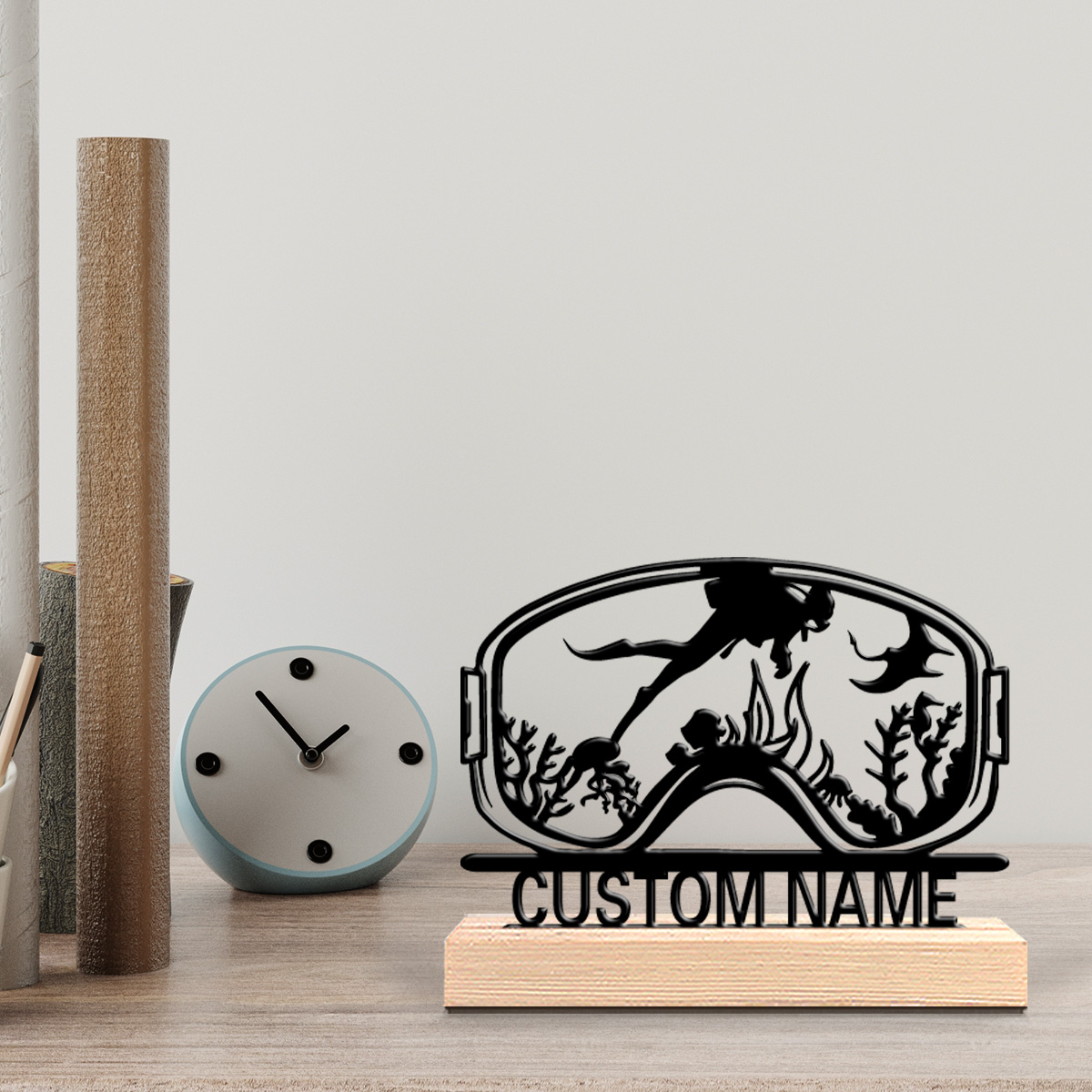 Home Decor Rustic - 1개 귀여운 맞춤형 다이빙 나무 벽