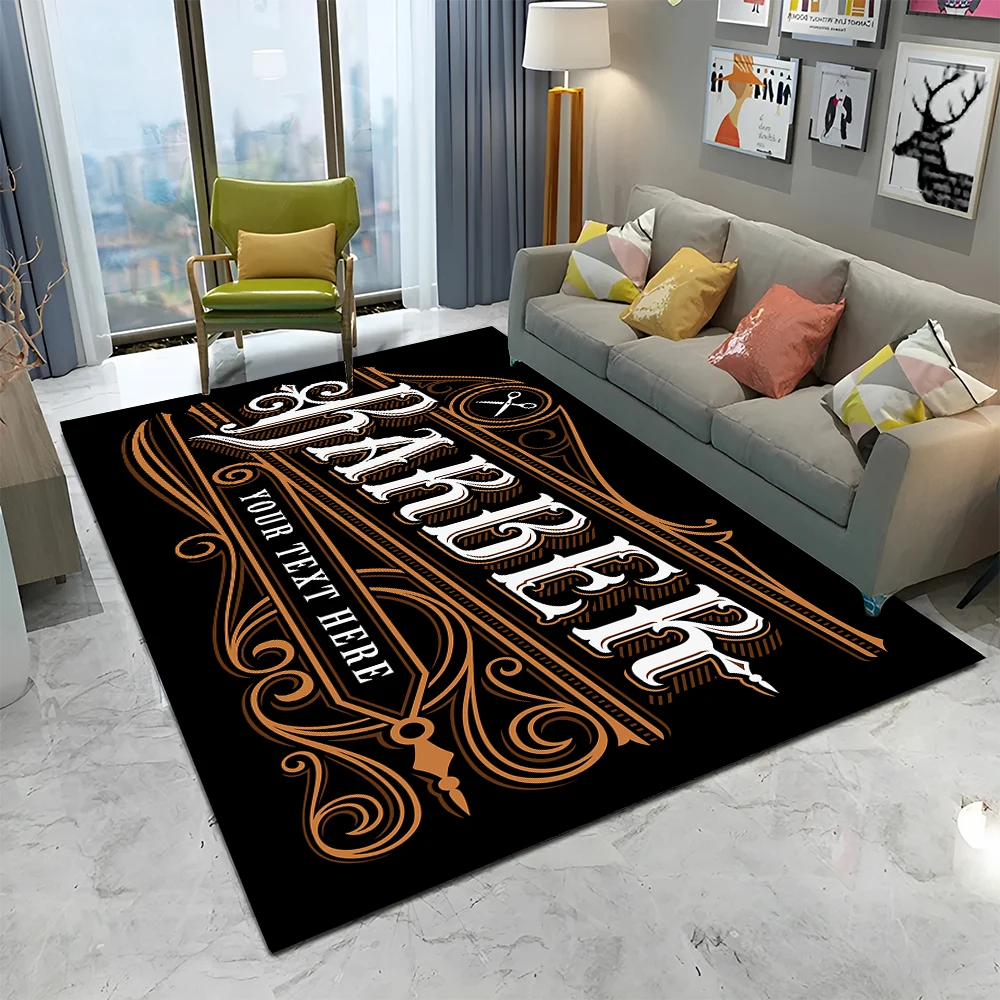 Home Decor Online Shop - 3D 바버샵 해골 빈티지 간판 HD