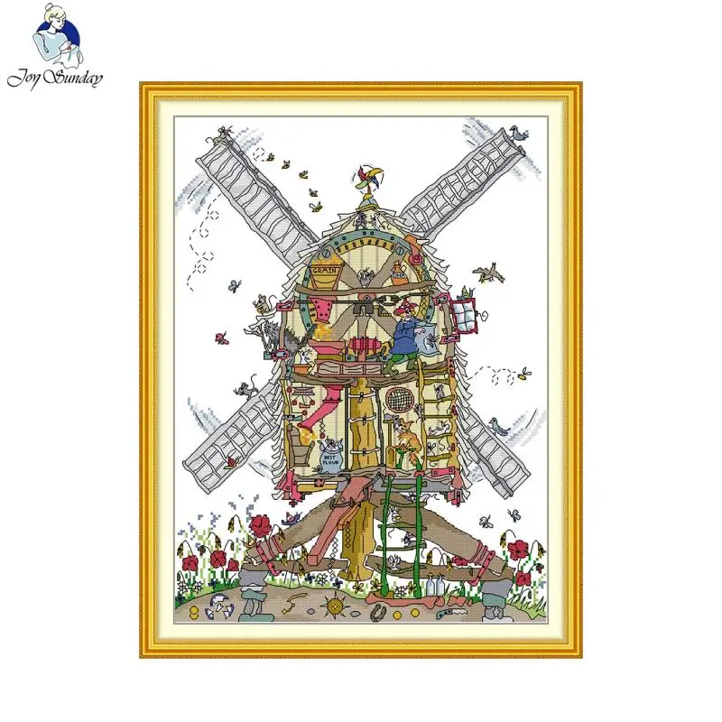 Home Decor Outlet - 조이 선데이 핀휠 패턴 크로스 스티치