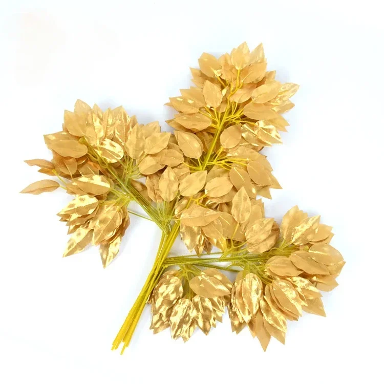 Artificial Hanging Plants - 12pcs/한 덩어리 인공 황금 반얀 나무