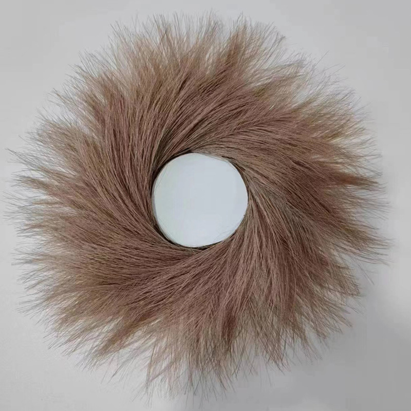 Pampas Grass Decor - 인공 리드 화환 문 매달려 벽