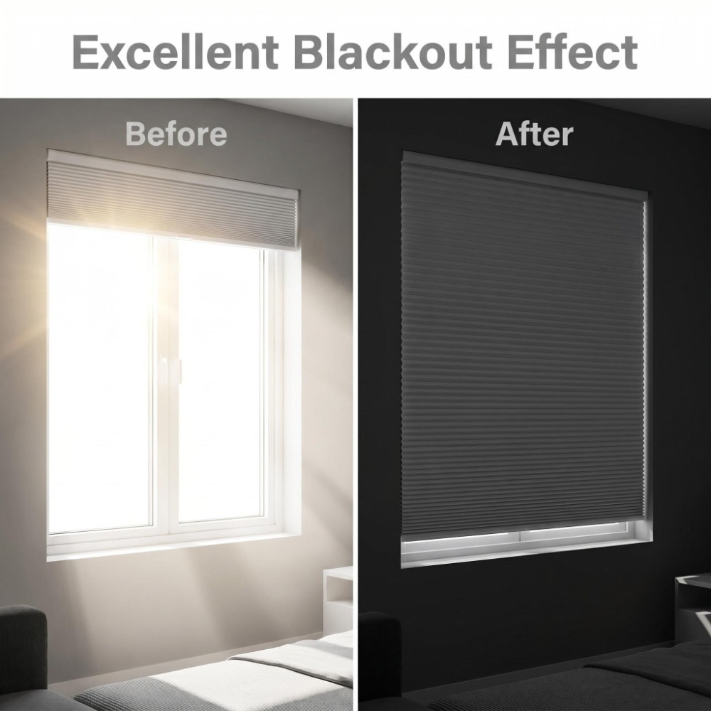 맞춤형 허니콤 블라인드, 블랙아웃 셀룰러 쉐이드, 에너 - Home Decor Window Blinds 리뷰 및 가격