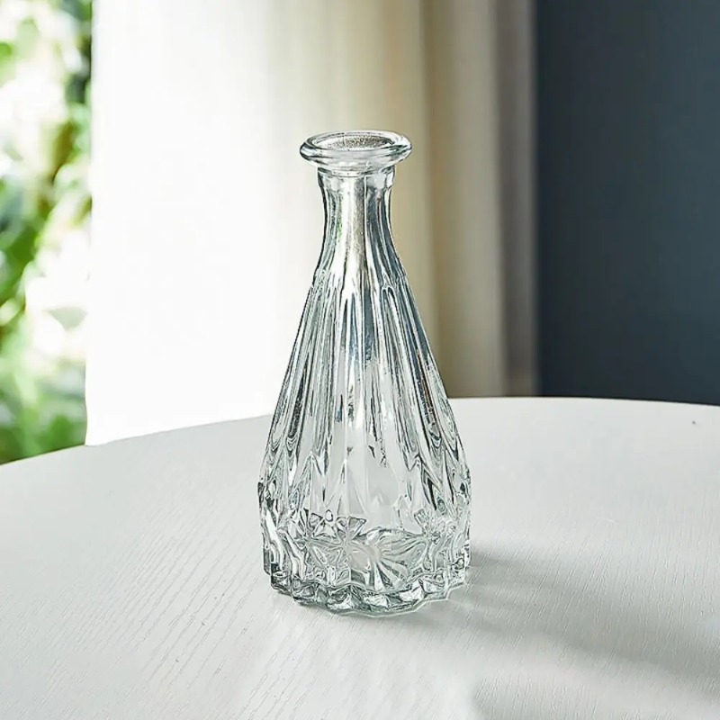 심플 빈티지 엠보싱 유리 꽃병 미니 소형 꽃병 홈 데코 - Home Decor Diy Ideas 리뷰 및 가격