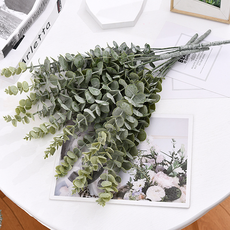 5 머리 유칼립투스 3 포크 5 포크 돈 잎 시뮬레이션 - Artificial Hanging Plants 리뷰 및 가격