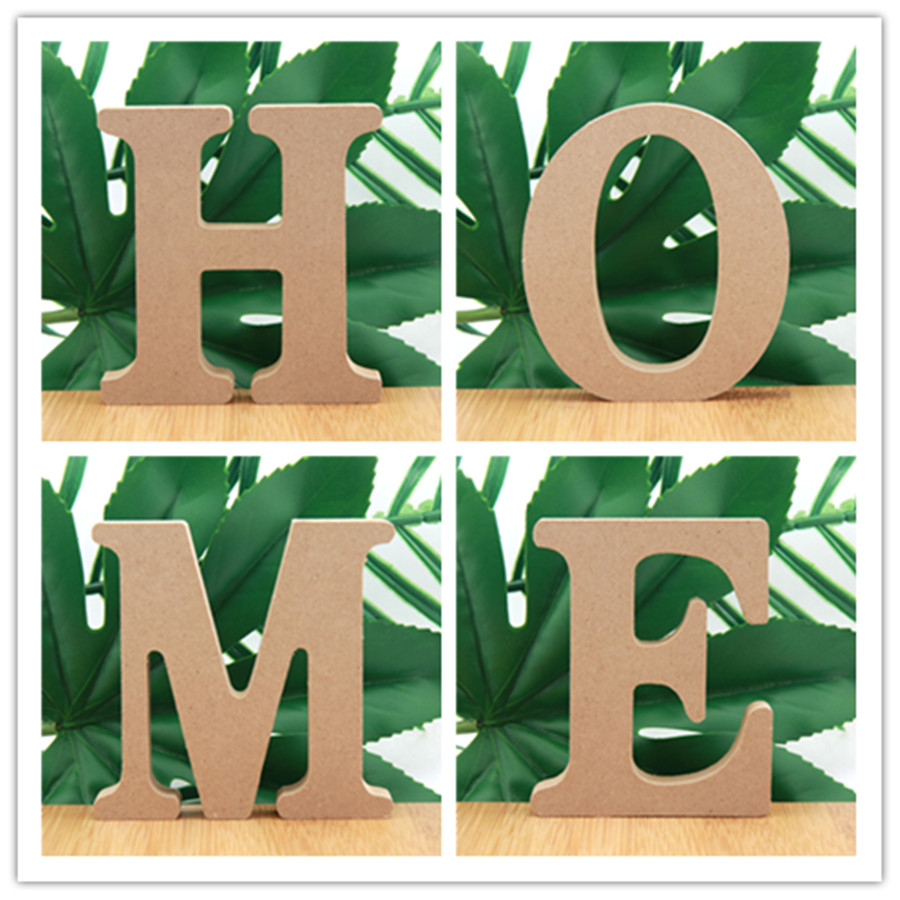 1pc 10cm 나무 색 나무 문자 알파벳 DIY 단어 - Wooden Letter Sign 리뷰 및 가격