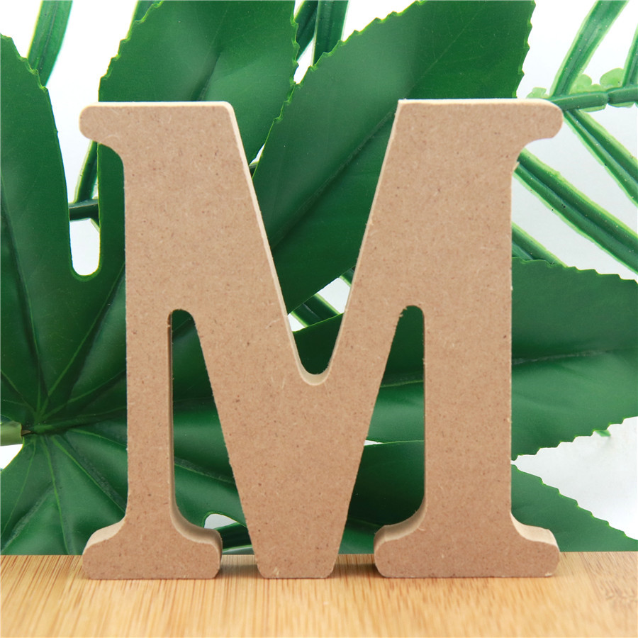 1pc 10cm 나무 색 나무 문자 알파벳 DIY 단어 - Wooden Letter Sign 리뷰 및 가격