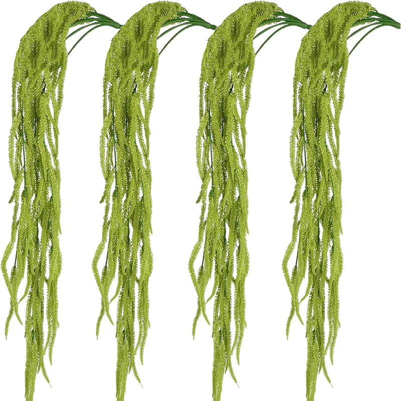 90CM 인조 플라스틱 수양버드나무 걸이형 녹색 덩굴  - Artificial Hanging Plants 리뷰 및 가격