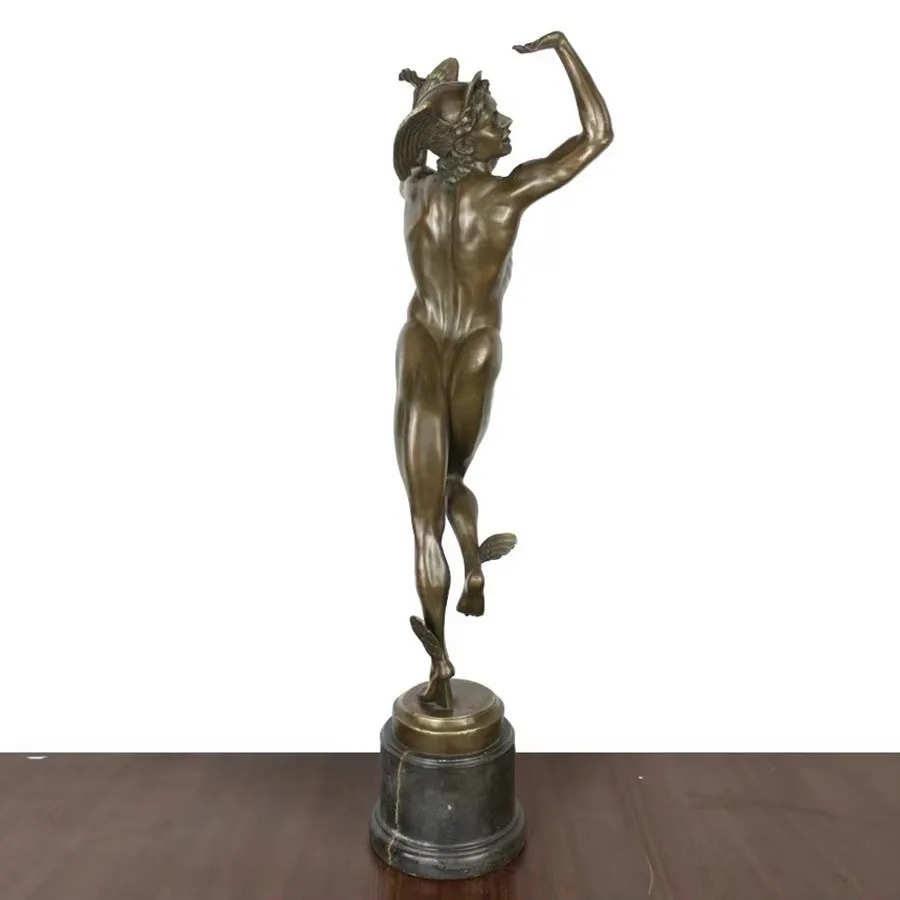 구리 그리스 헤르메스 로마 머큐리 동상 신화 상업의 신 - Home Decor Hermes 리뷰 및 가격