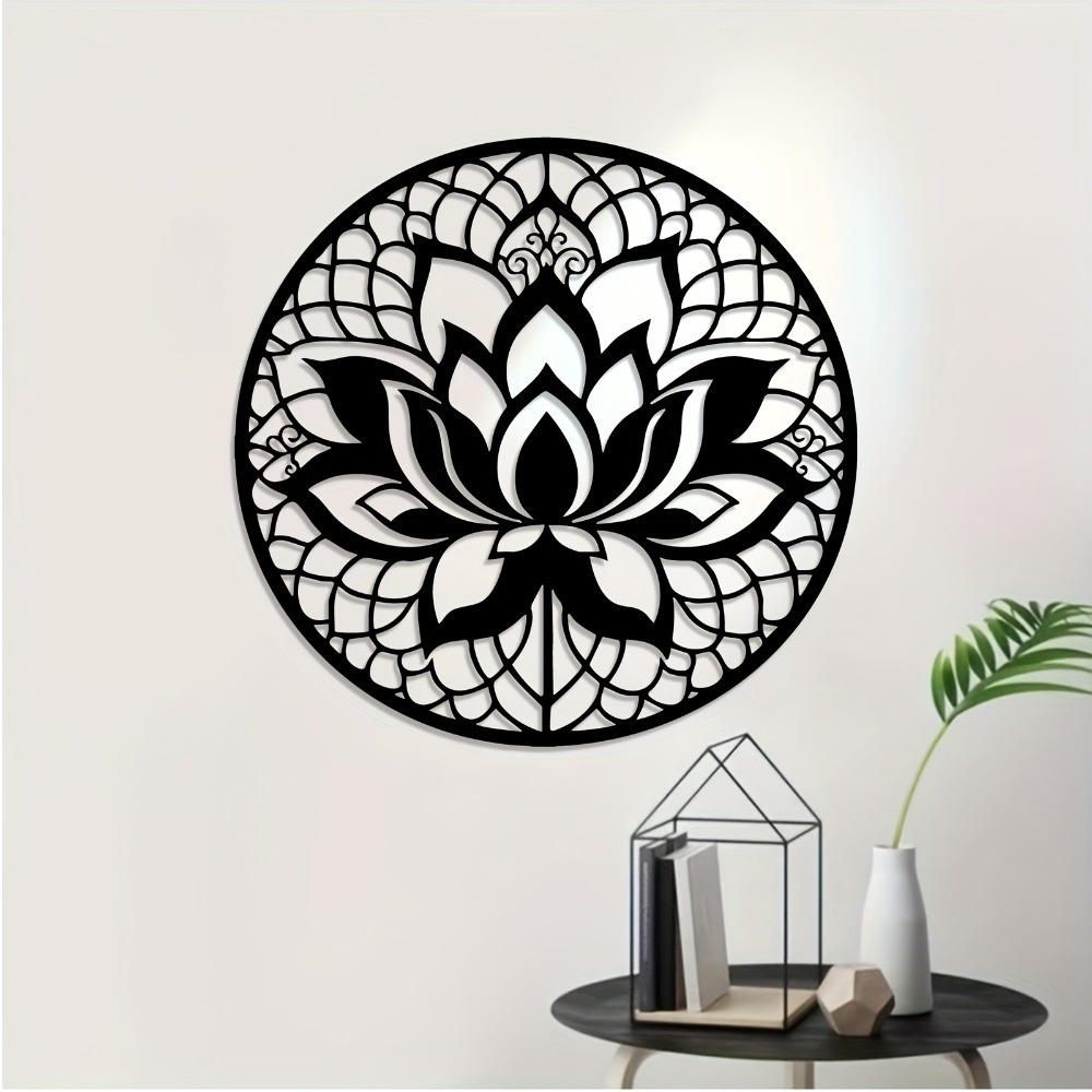 루미호 금속 벽 장식 연꽃 2D 평면 알루미늄 패널 장 - Home Decor Wall Panels 리뷰 및 가격