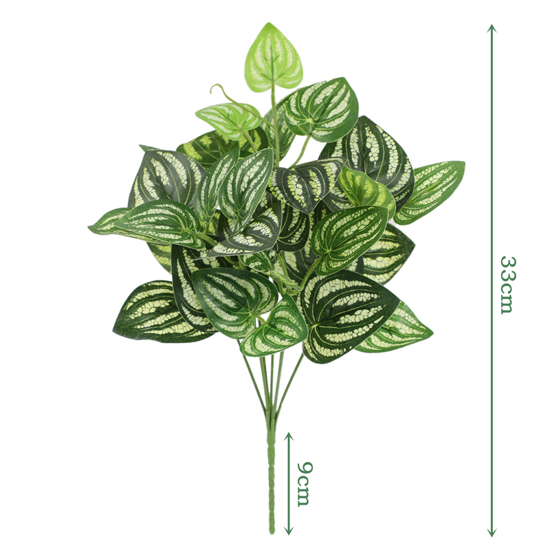 인공 필로덴드론 잎 묶음 — 신선한 녹색 장식 가지와  - Artificial Hanging Plants 리뷰 및 가격
