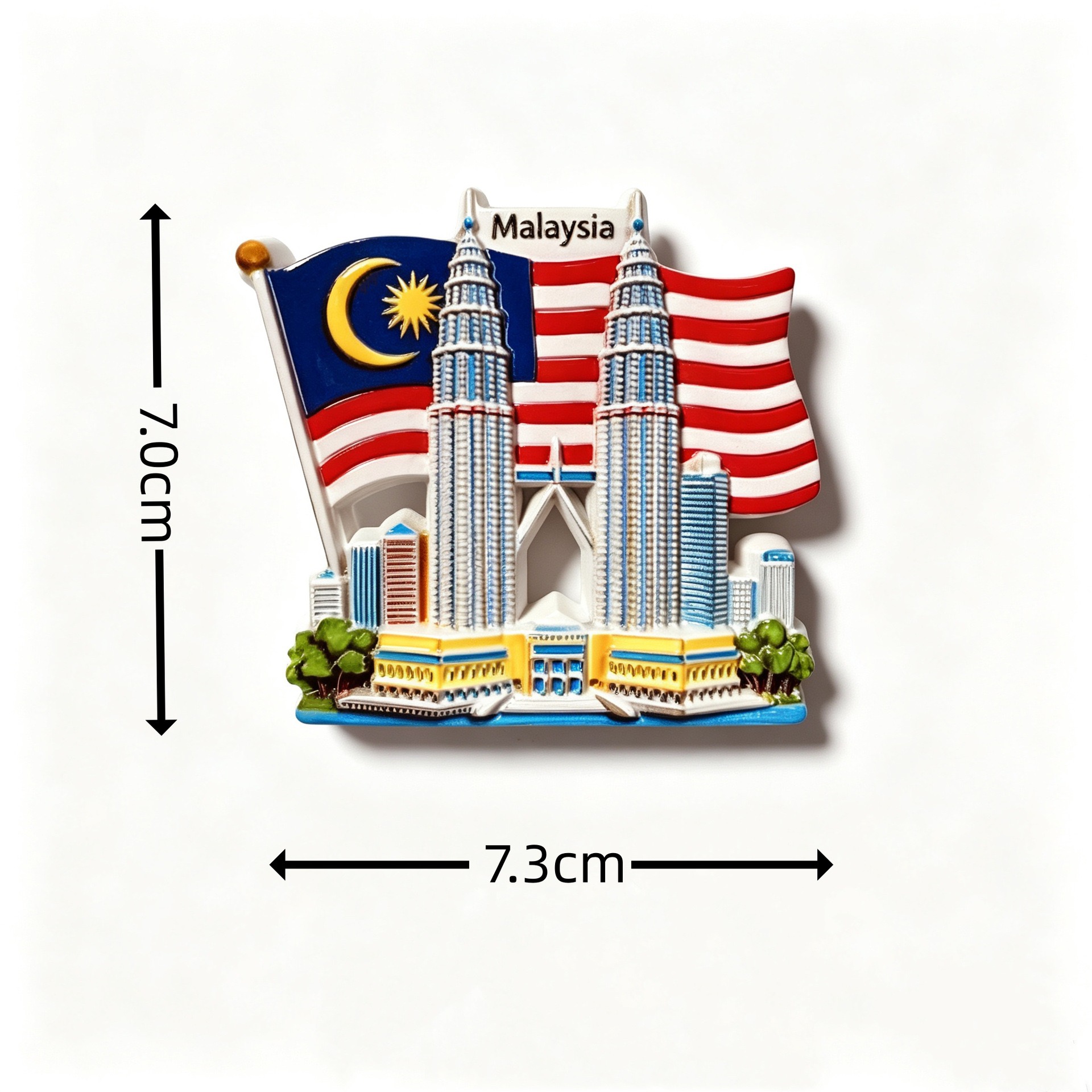 말레이시아 관광 기념품 3D 레진 냉장고 자석 쿠알라룸 - Home Decor Malaysia 리뷰 및 가격