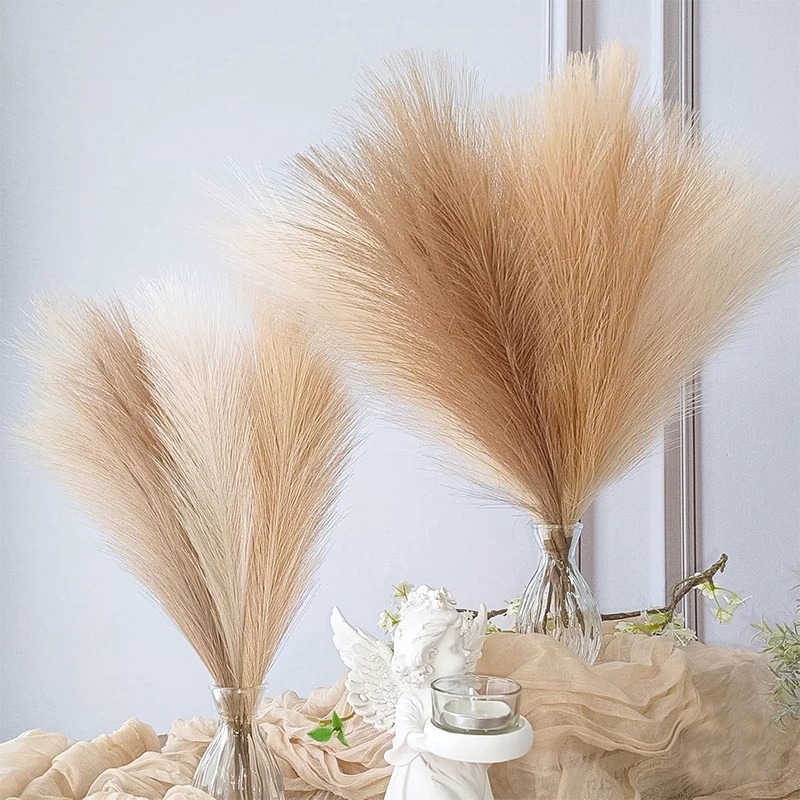 5/10Pcs 55CM 인공 팜파스 그래스 장식 보헤미 - Pampas Grass Decor 리뷰 및 가격