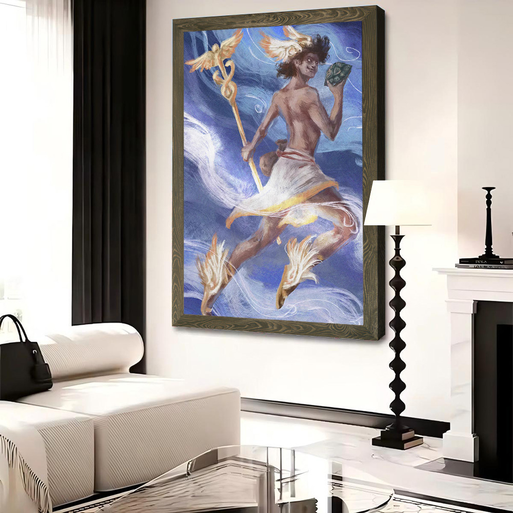 헤르메스 캔버스 포스터 맞춤형 인쇄 캔버스 그림 팬들을 - Home Decor Hermes 리뷰 및 가격
