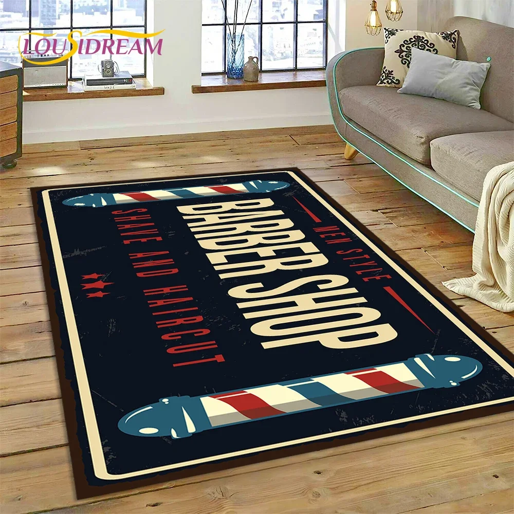 패션 이발소 로고 해골 빈티지 카펫 러그 침실 거실 홈 - Home Decor Online Shop 리뷰 및 가격