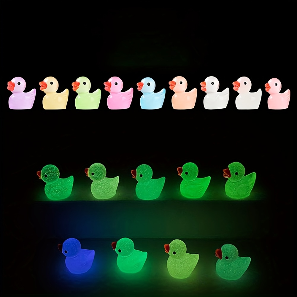 30/60/100개 야광 미니 오리 마이크로 풍경 장식 - Home Decor Under 100 리뷰 및 가격