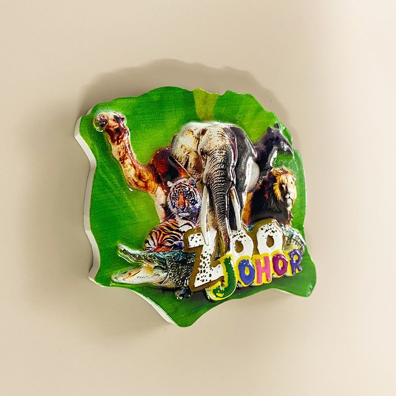 루푸 동물원 냉장고 자석 말레이시아 여행 기념품 3D  - Home Decor Malaysia 리뷰 및 가격