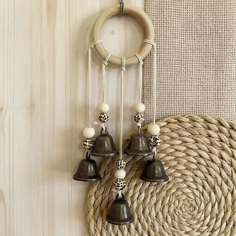 보헤미안 윈드차임, 천연 나무 고리와 빈티지 금속 종으 - Boho Wind Chimes 리뷰 및 가격