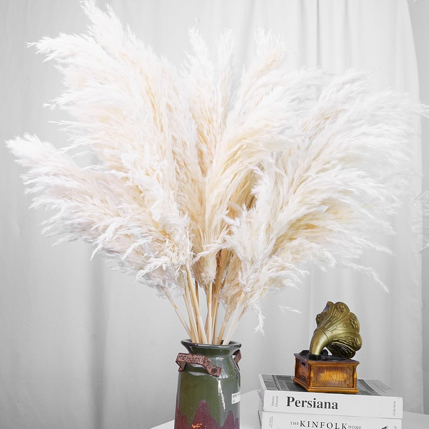 30개입 화이트 팜파스 그래스 홈데코 - 우아한 보헤미 - Pampas Grass Decor 리뷰 및 가격