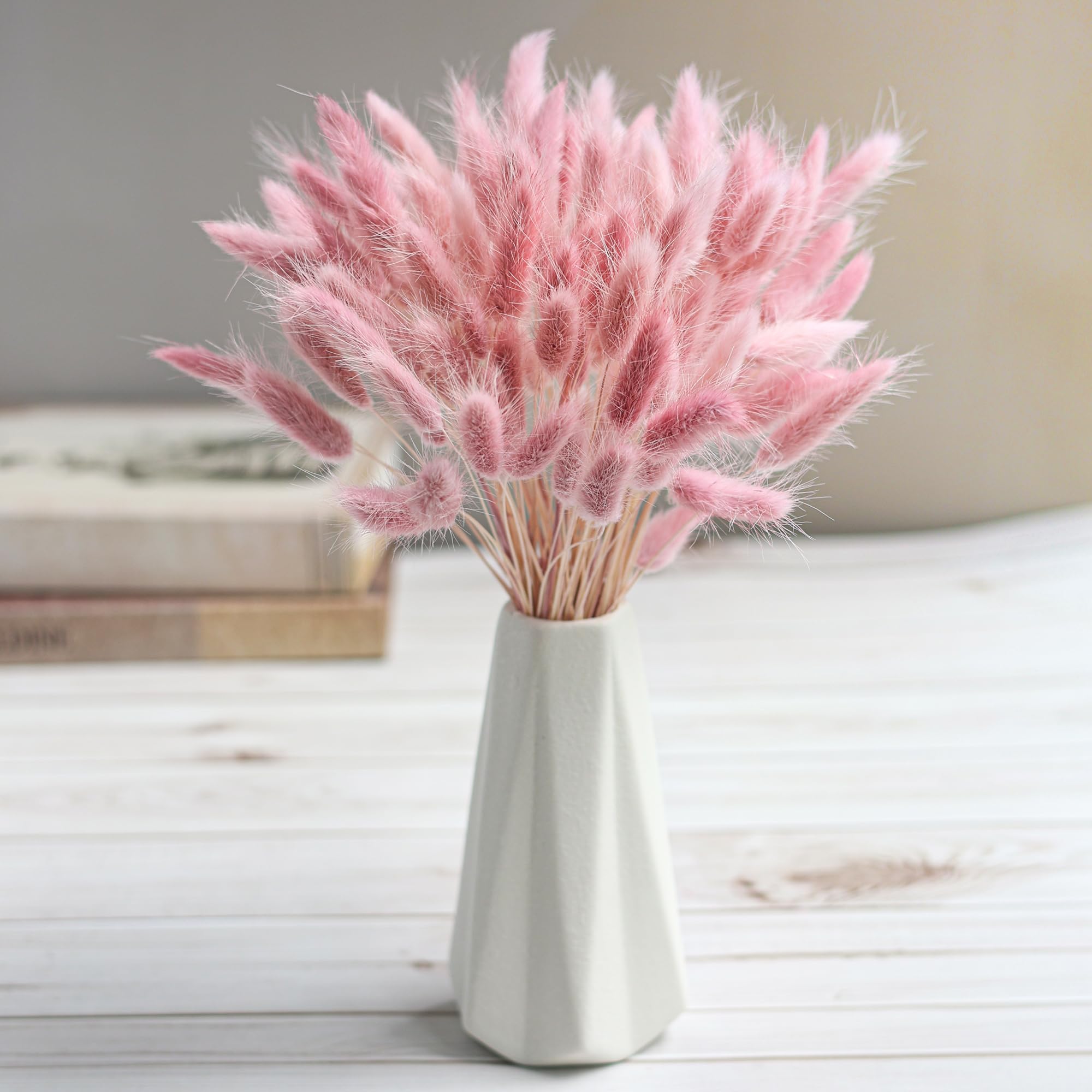 120개의 핑크색 건조 팜파스 헤어풀 장식용 꽃, 보헤 - Pampas Grass Decor 리뷰 및 가격
