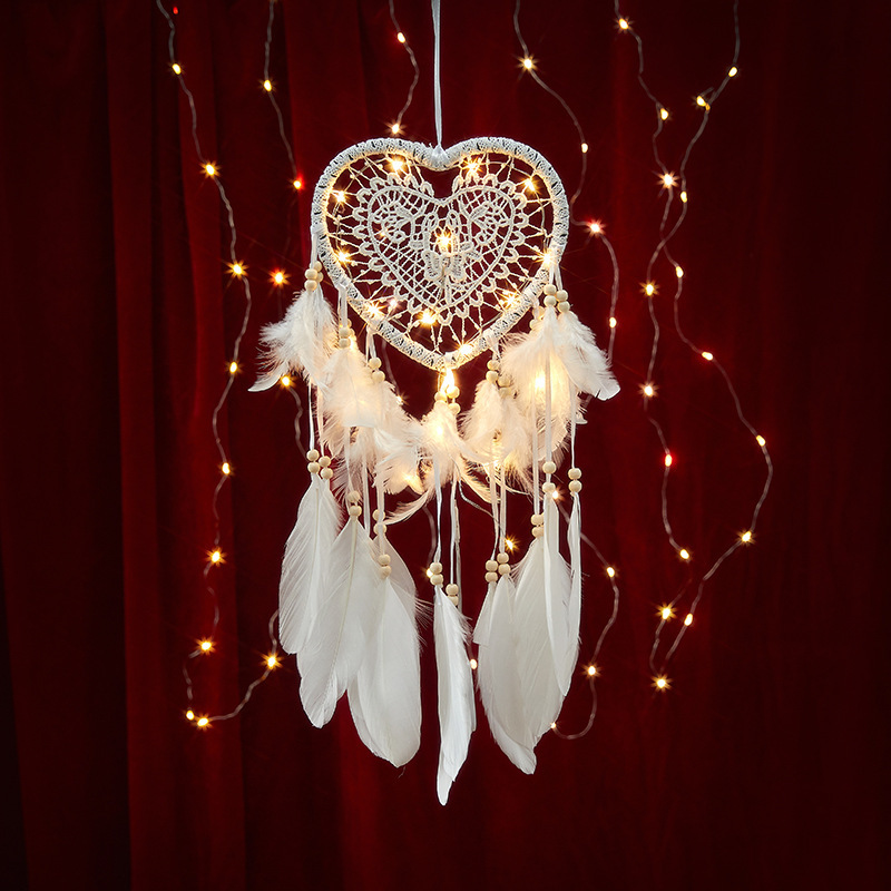 발렌타인 보헤미안 드림캐쳐 수공예 벽걸이 깃털 풍경화  - Boho Wind Chimes 리뷰 및 가격