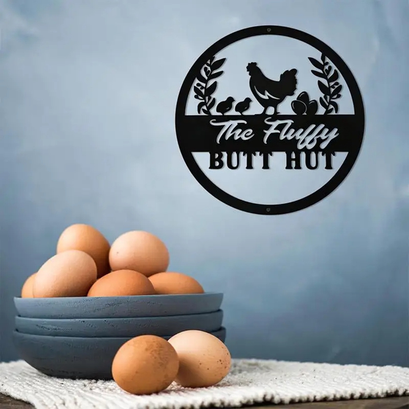 닭장 표지판, 소박한 농가 스타일 표지판, 닭장 표지판 - Home Decor Rustic 리뷰 및 가격
