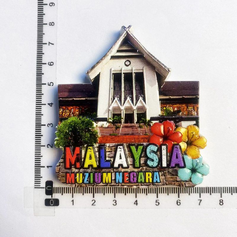1개, 말레이시아 국립 박물관 자석 냉장고 스티커 3D - Home Decor Malaysia 리뷰 및 가격