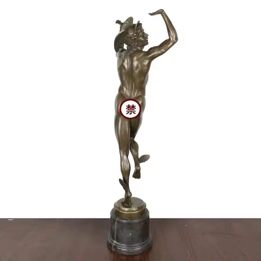청동 그리스 헤르메스 로마 머큐리 동상 신화 상업 신  - Home Decor Hermes 리뷰 및 가격