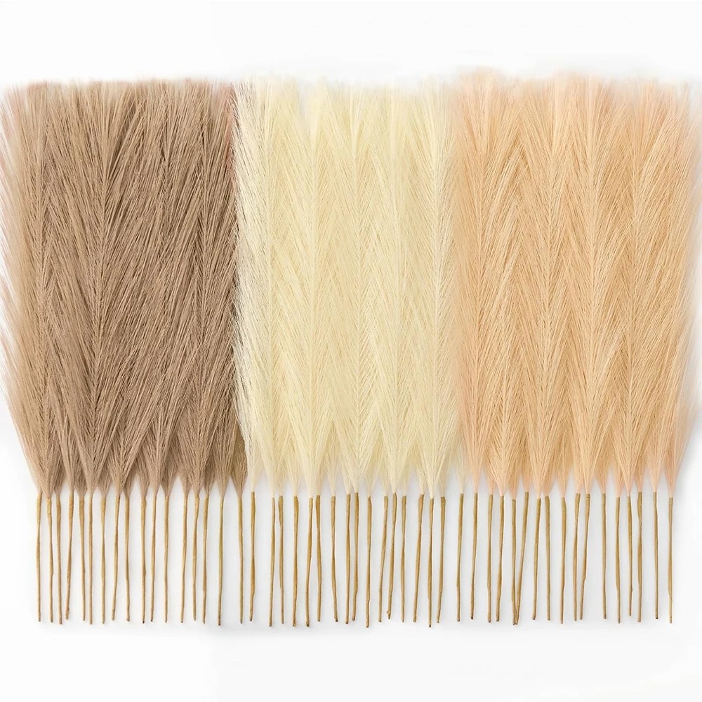 15개 팜파스 그래스 사실적인 인조 줄기 홈 데코 55 - Pampas Grass Decor 리뷰 및 가격