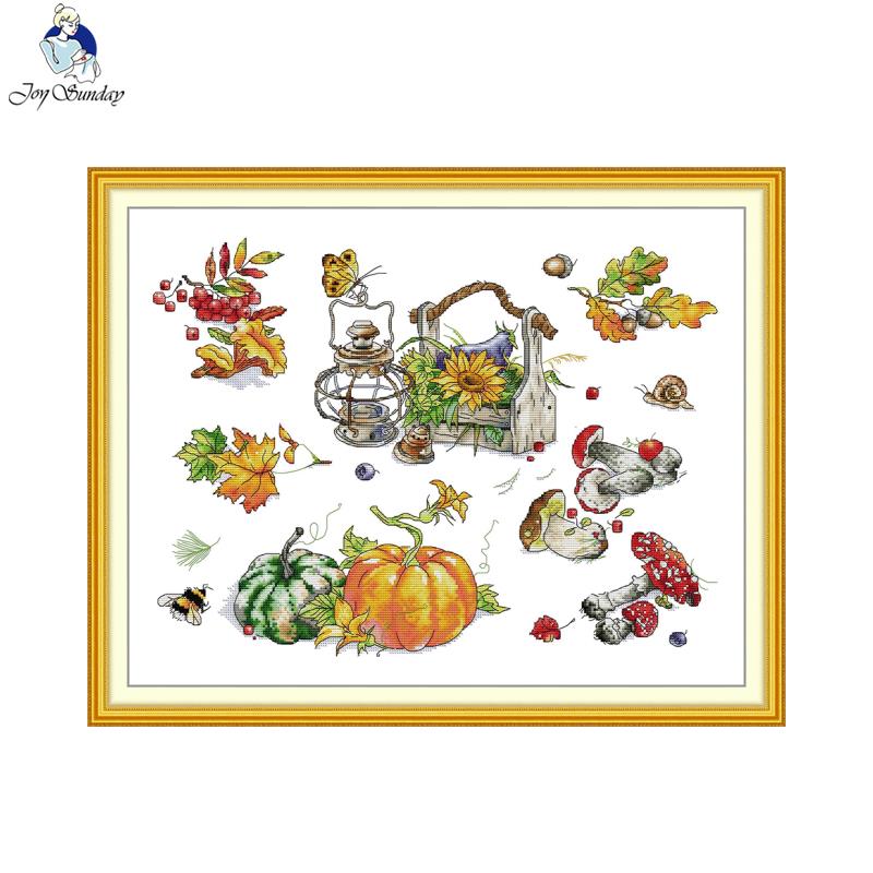 기쁨 일요일 가을 호박 패턴 크로스 스티치 키트 홈 인 - Home Decor Outlet 리뷰 및 가격