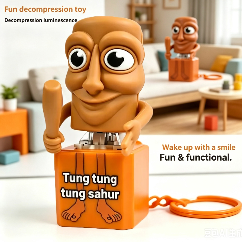 새로운 Tung Tung Tung Sahur 키 체인  - Home Decor Company 리뷰 및 가격
