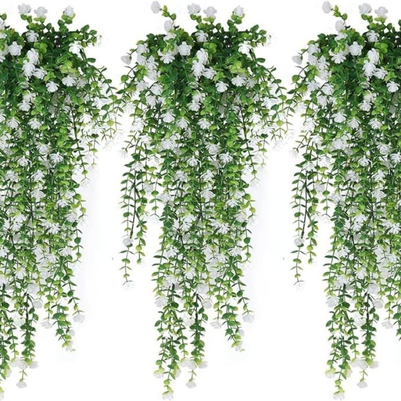 유칼립투스 잎이 있는 인조 식물 걸이형 꽃: 웨딩 장식 - Artificial Hanging Plants 리뷰 및 가격