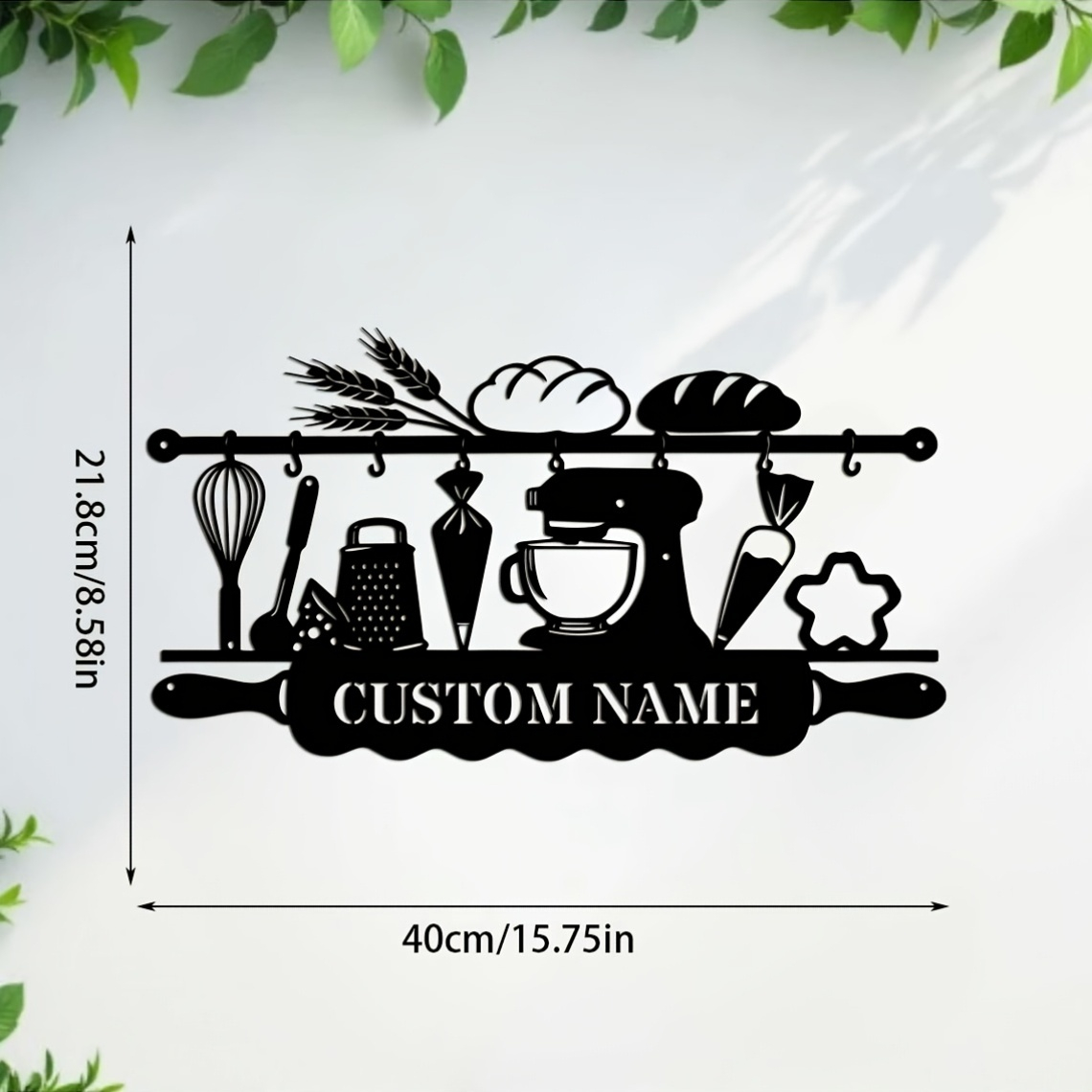 맞춤형 주방 철제 벽 장식, 베이킹 테마 사인, 농가  - Home Decor Rustic 리뷰 및 가격