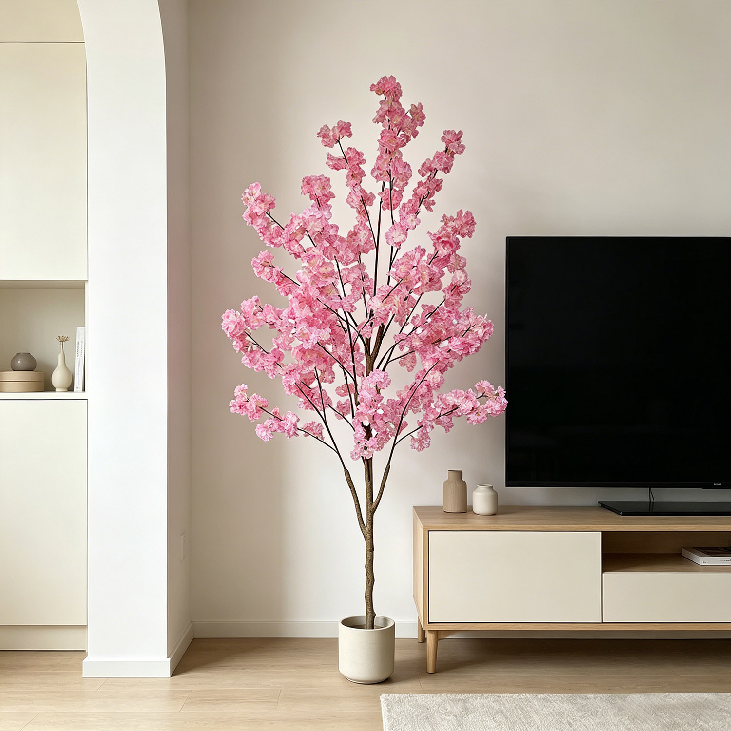 100-220cm 인조 벚꽃나무 사쿠라 나무 사실적인  - Home Decor Under 100 리뷰 및 가격