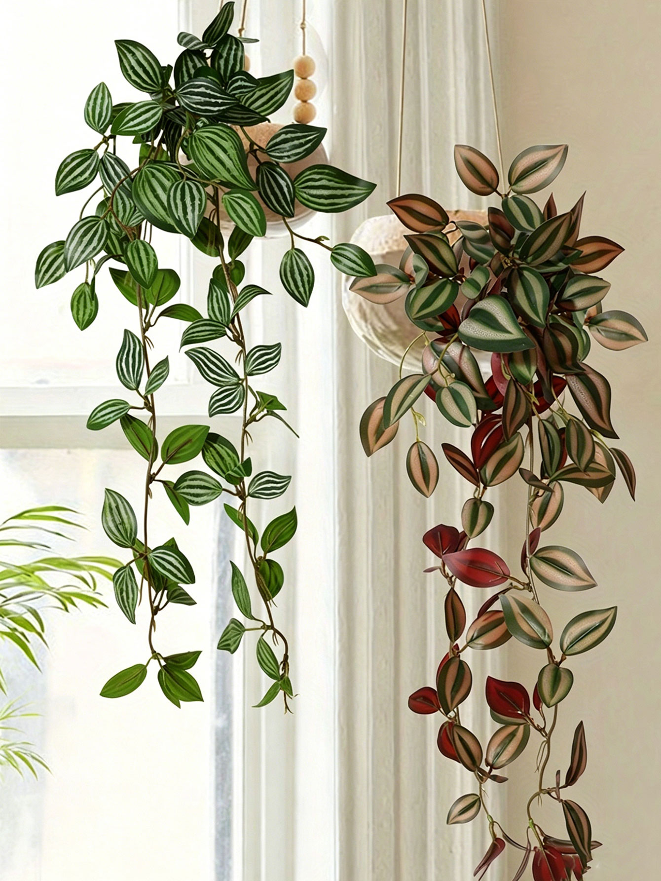 1개 인조 크랩애플 잎 식물, 웨딩, 생일, 휴일 파티 - Artificial Hanging Plants 리뷰 및 가격