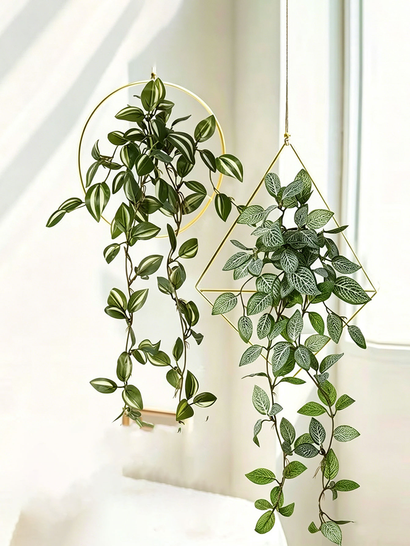 1개 인조 크랩애플 잎 식물, 웨딩, 생일, 휴일 파티 - Artificial Hanging Plants 리뷰 및 가격